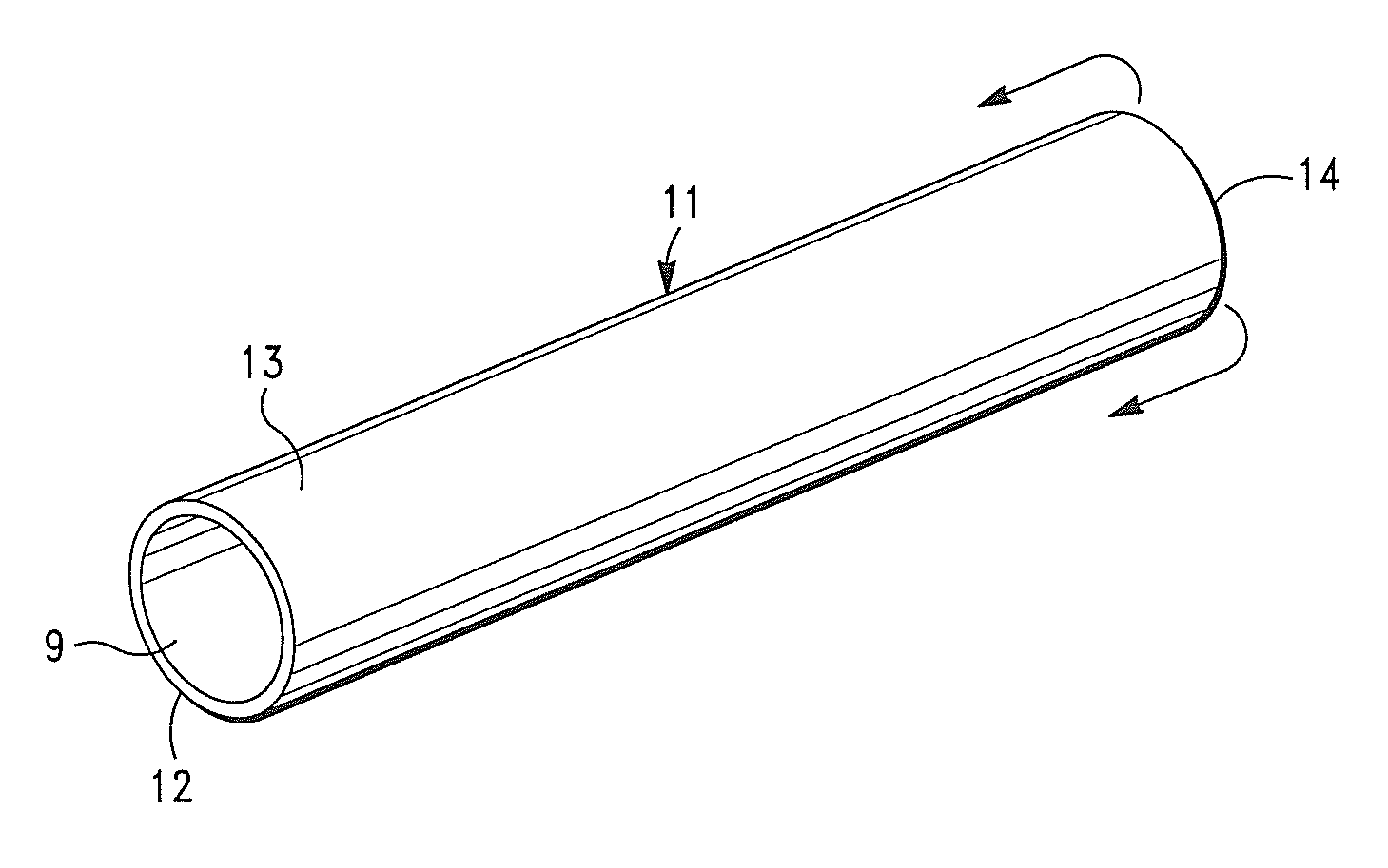 Tubular extracellular matrix prosthetic valve