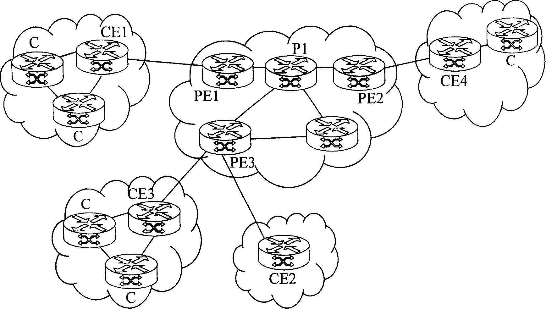 A link resource management method and transmission method and network device