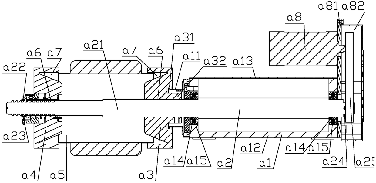 Viscose filament whole machine mechanism