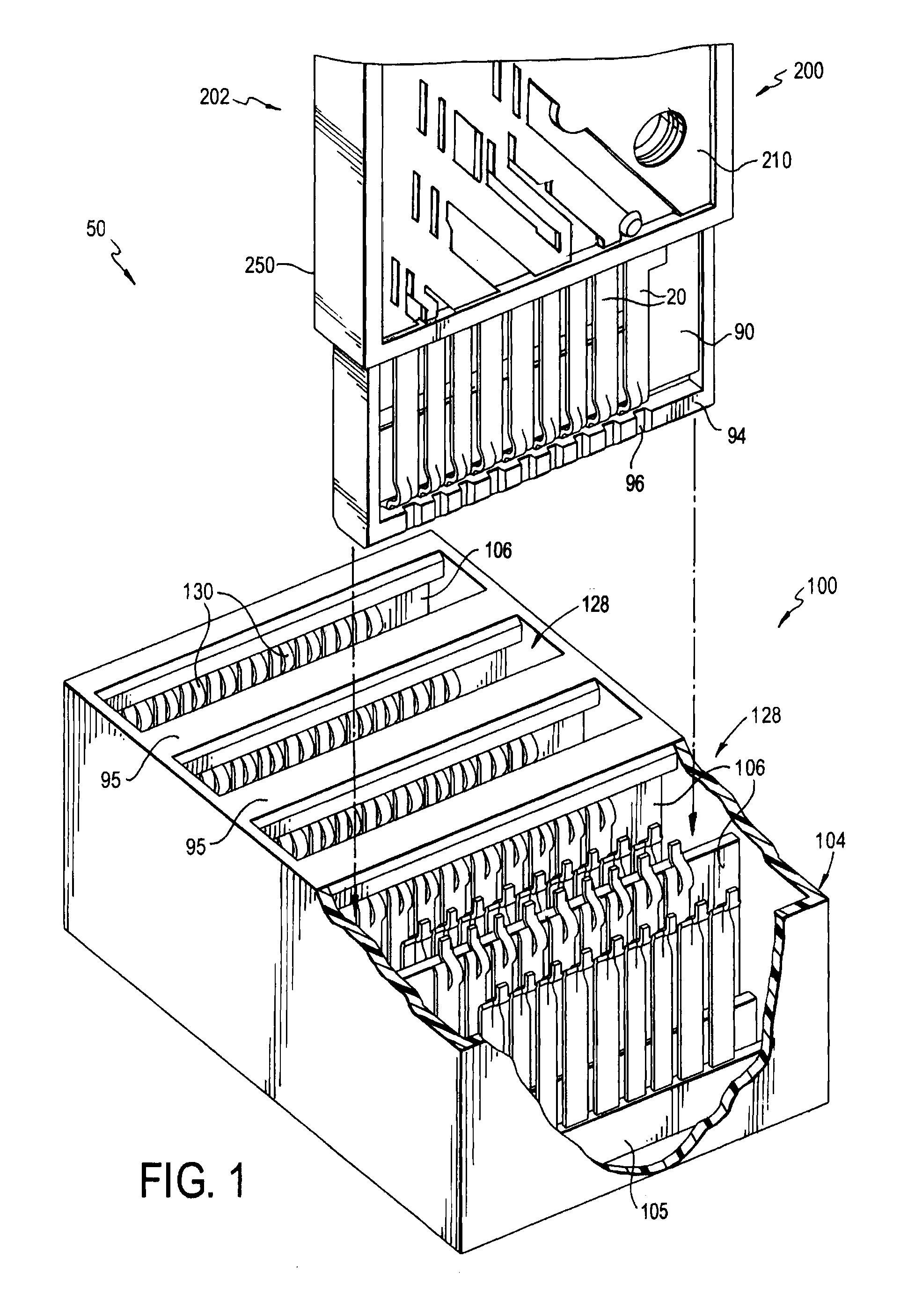 Multi-stage beam contacts