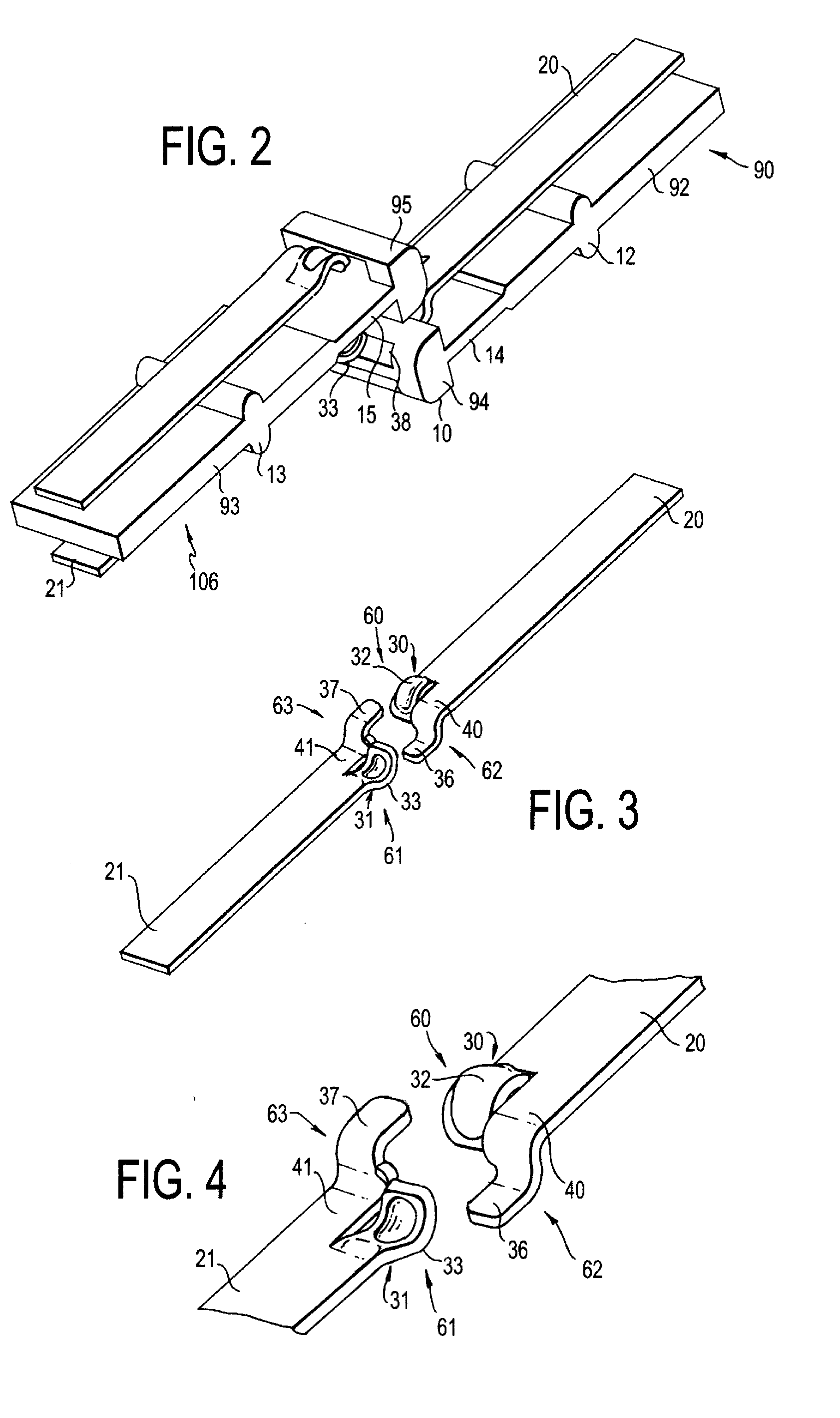 Multi-stage beam contacts