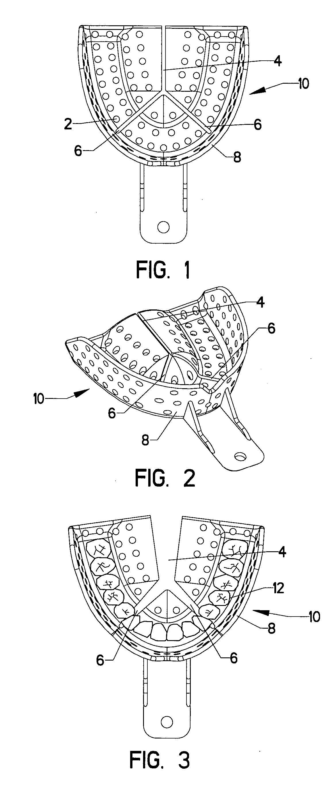 Adjustable dental impression tray