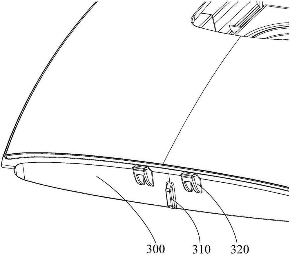 Cover closing structure of household appliance, electric rice cooker or electric pressure cooker and household appliance