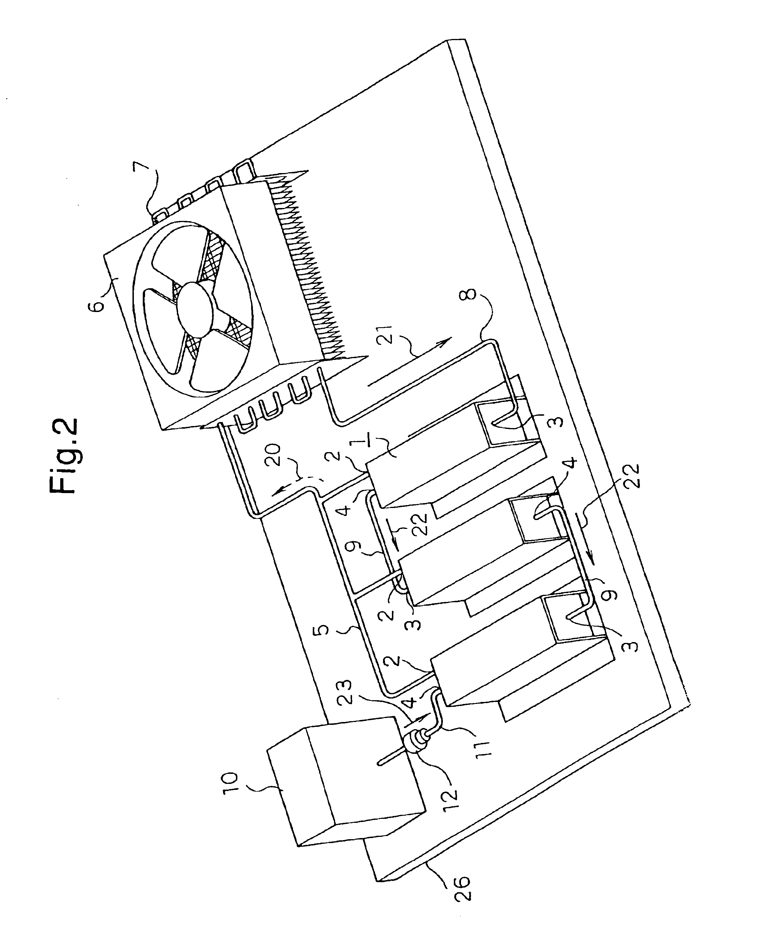 Evaporator, a heat absorber, a thermal transport system and a thermal transport method