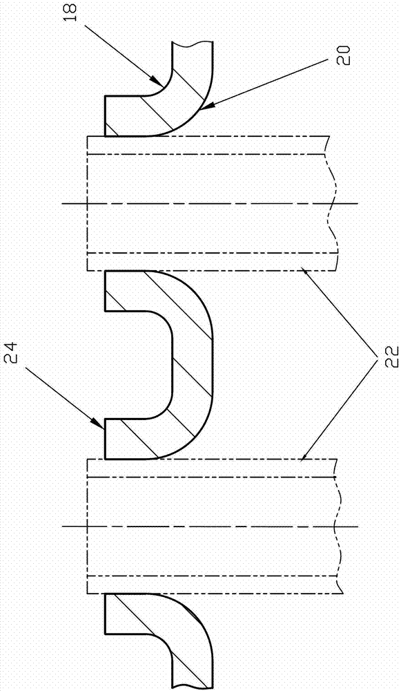 Mainboard used for radiator and machining method thereof