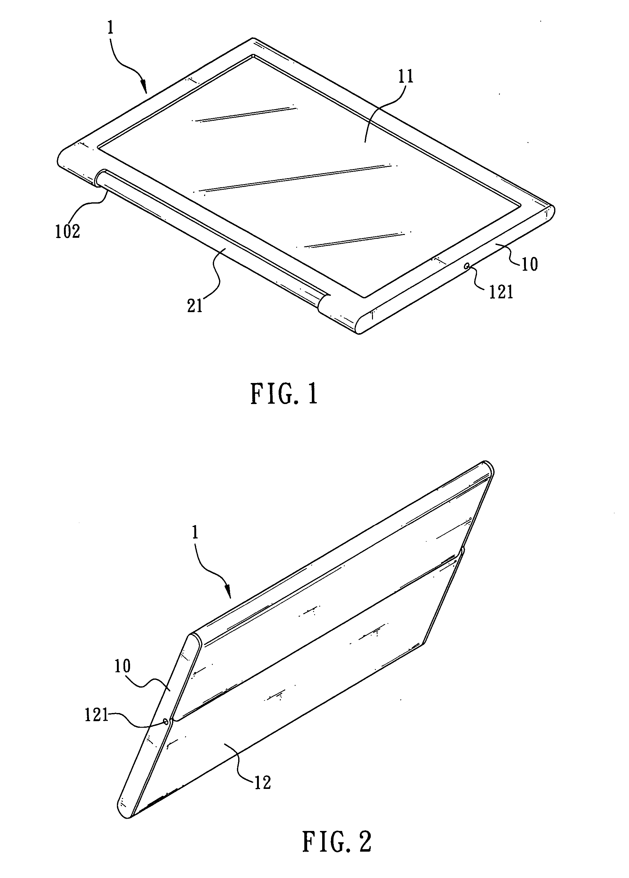 Lift-back tablet computer background of the invention