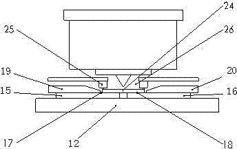 Stainless steel or nickel sheet laser tailor-welding alignment clamping device and method