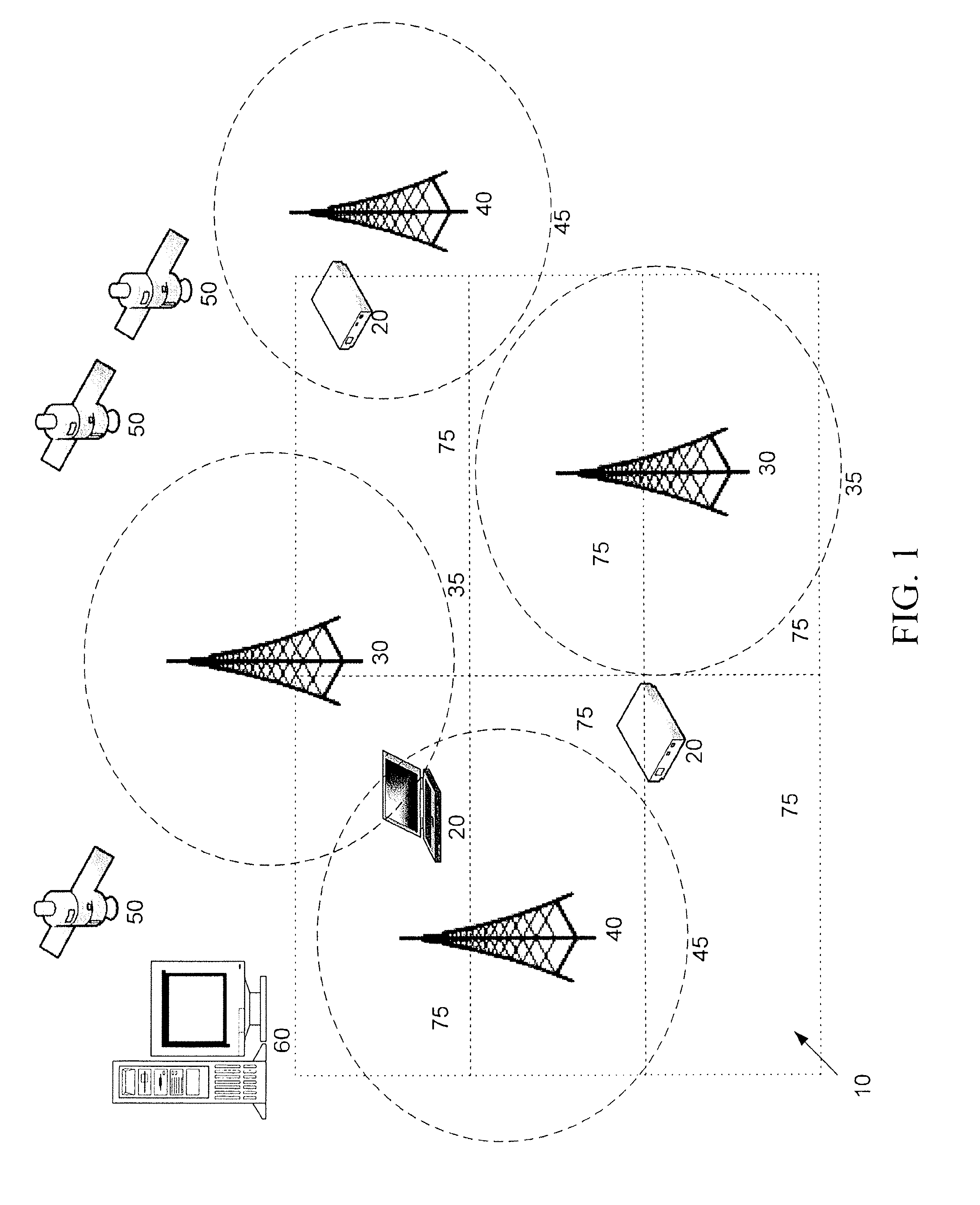 Method for switching from a first cellular network to a second cellular network