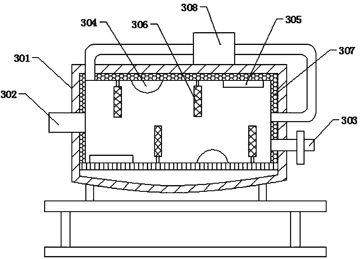 Method for controlling organic waste gas