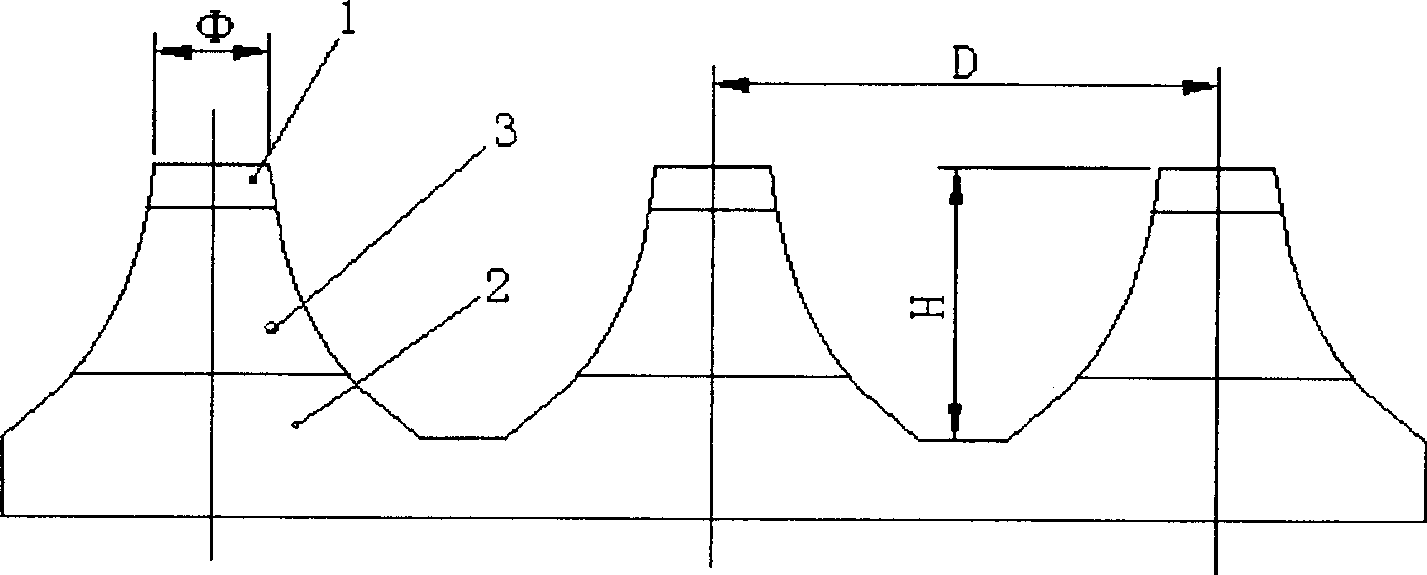 Glass passivating method for preparing RF mesa Si diode