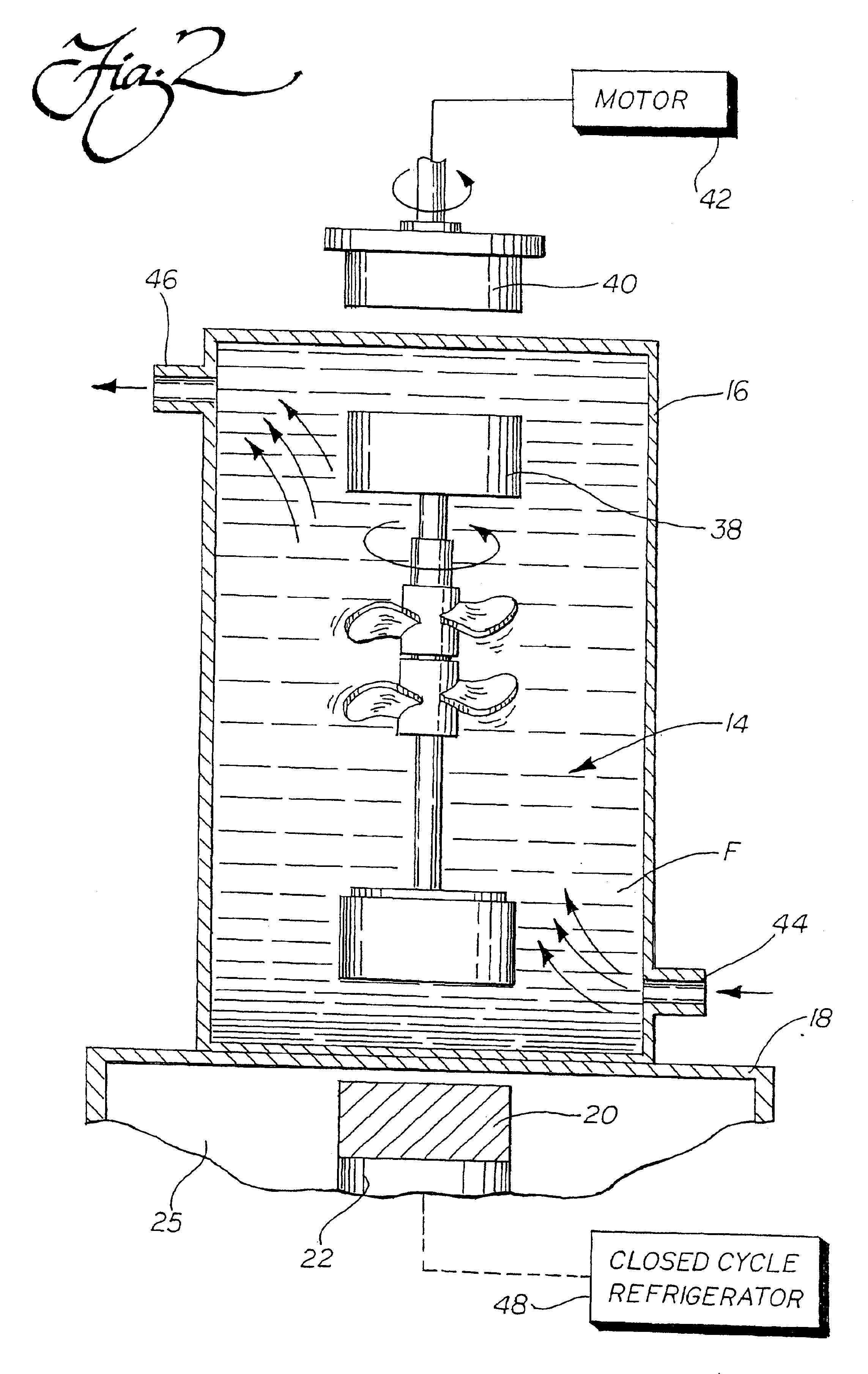 Sterile fluid pumping or mixing system and related method