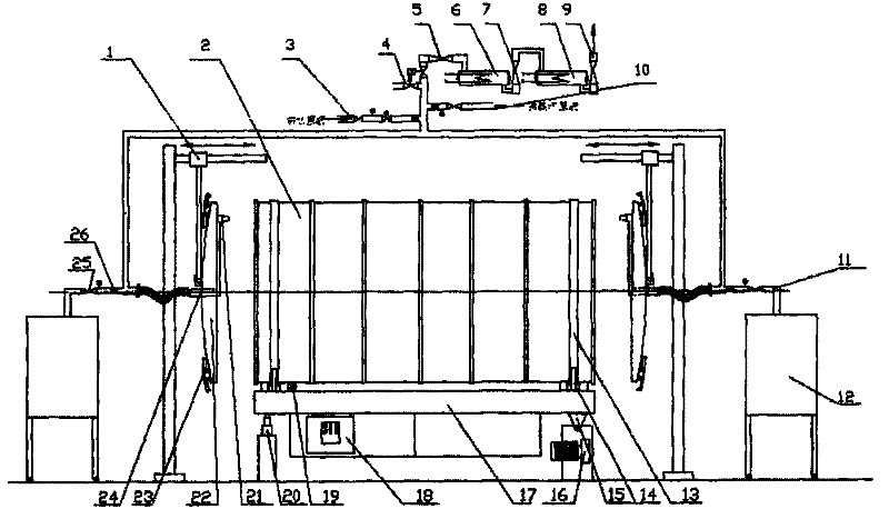 Vacuum-conditioning and loosening feeding device