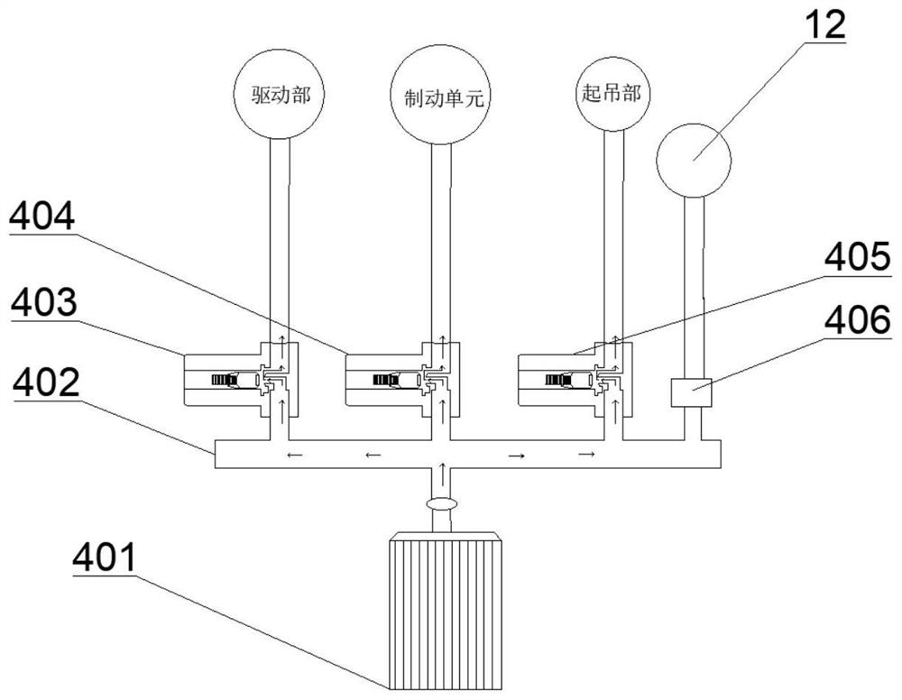 Diesel type unmanned monorail crane and control method thereof