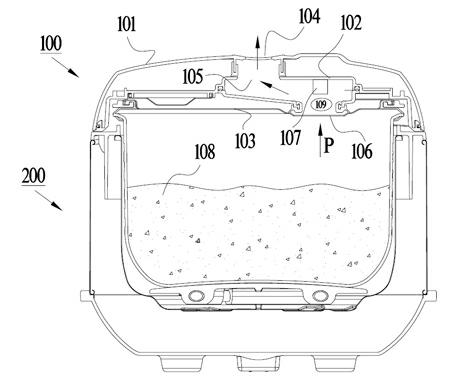 Rice cooker having foam overflow preventing function and its preventing method