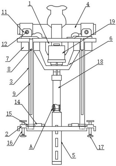 An engineering geological survey drilling rig