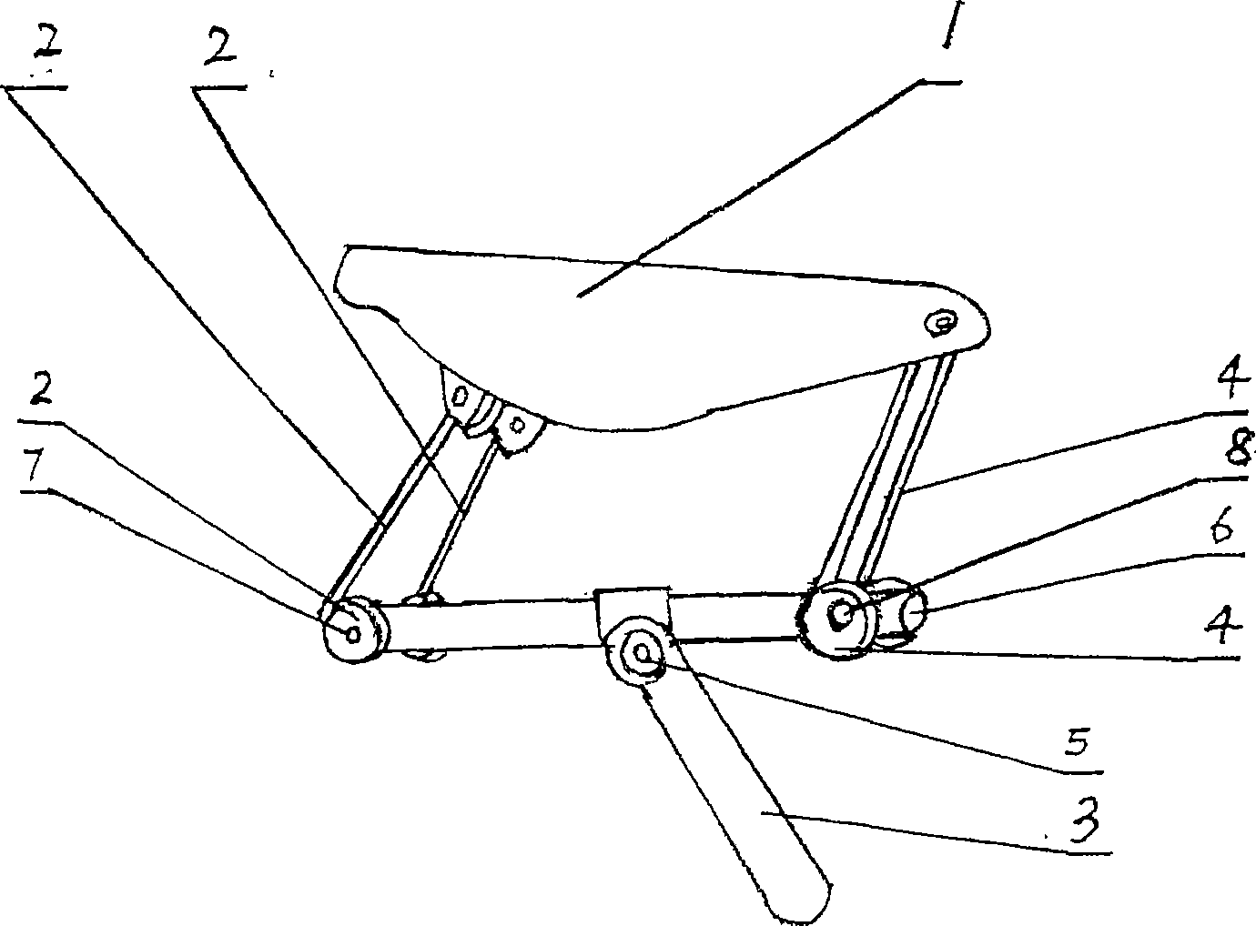 Labor-saving torsion spring vehicle seat