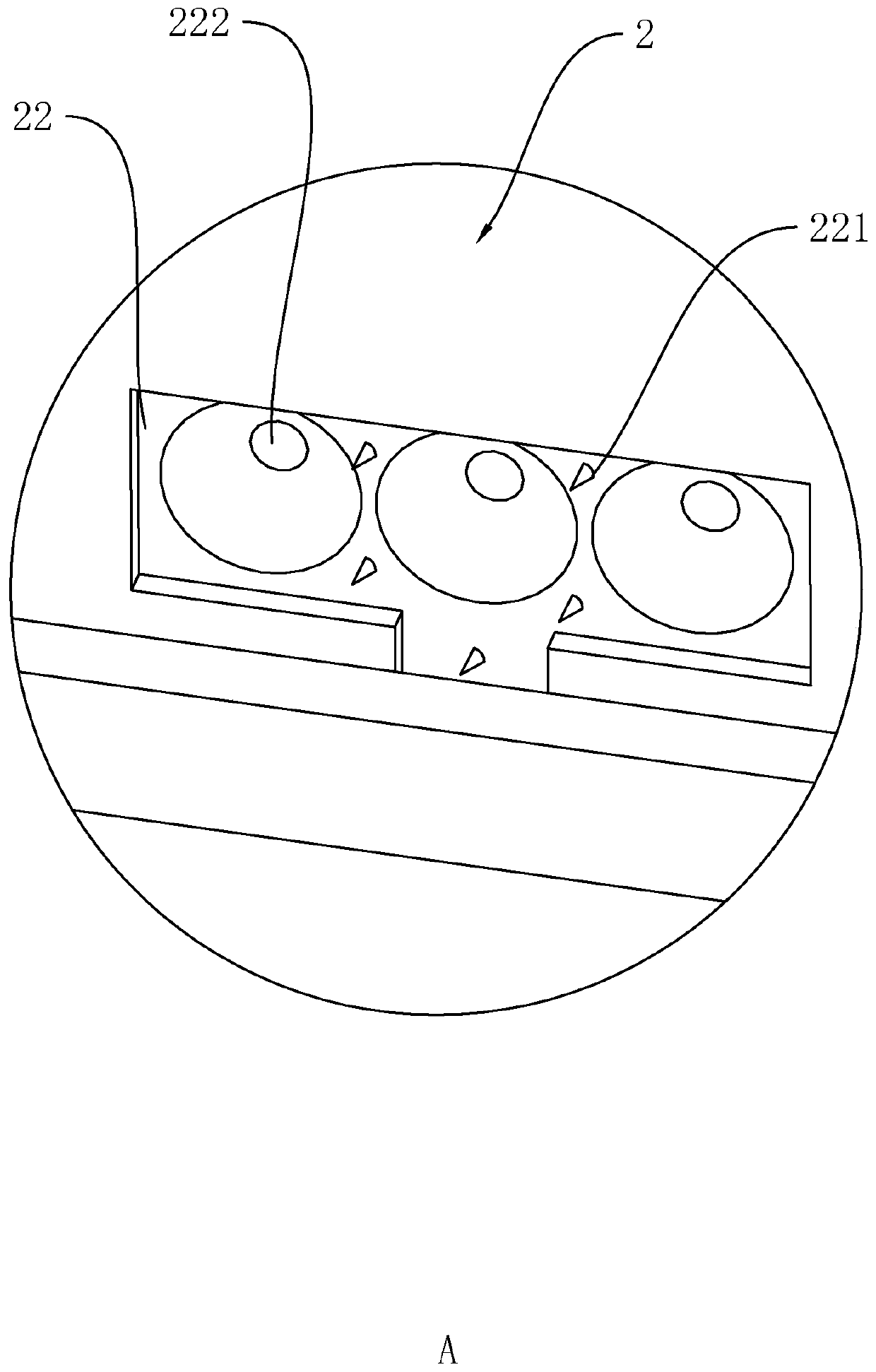 Injection mold with automatic waste removal