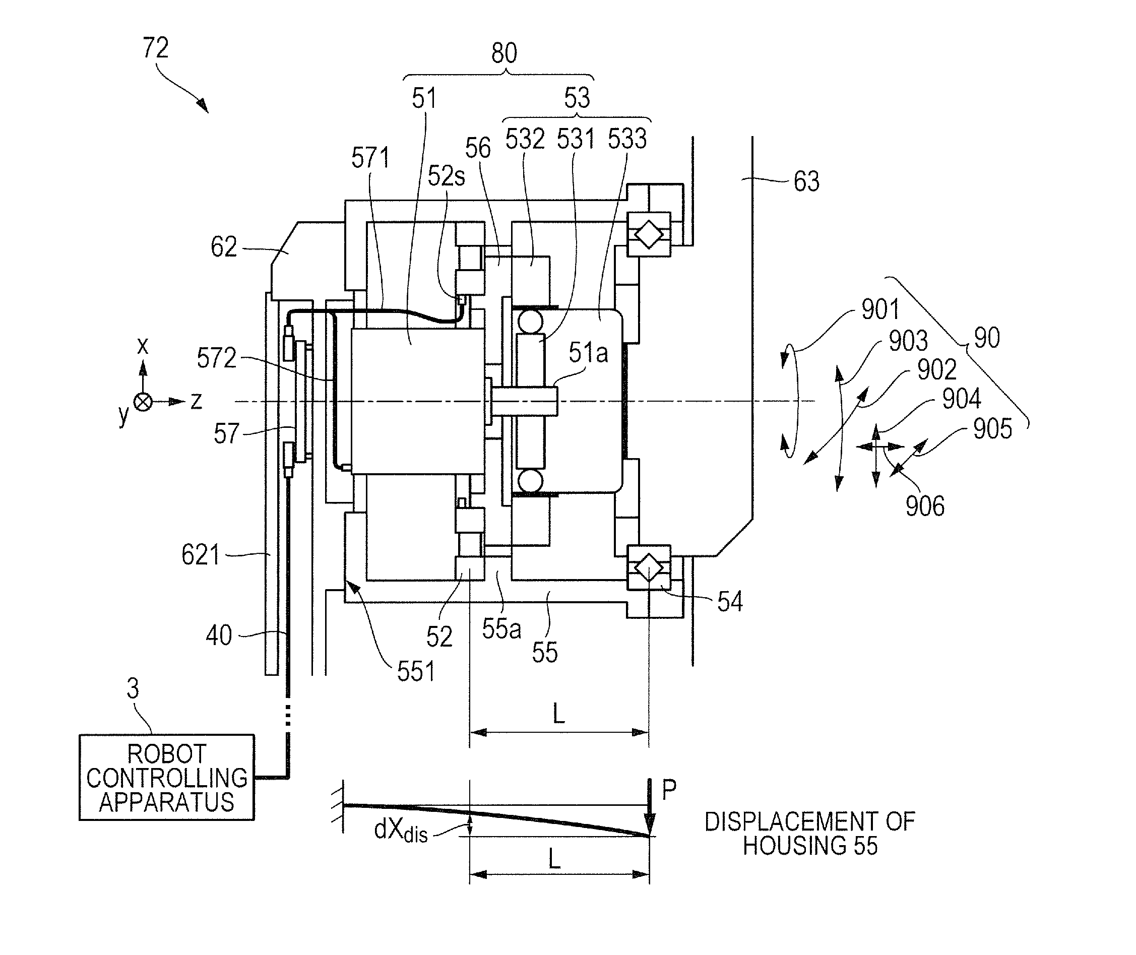 Joint driving apparatus and robot apparatus