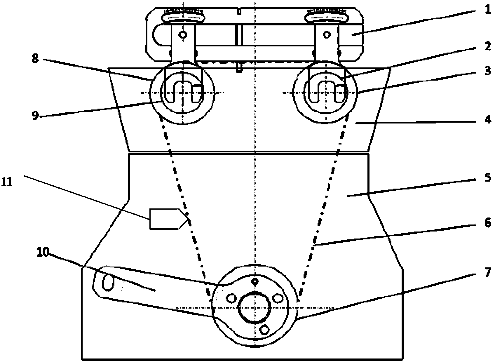 Positioning and mounting system and positioning and mounting method used for engine timing system