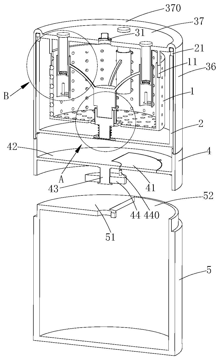 Digestion device for amino acid digestion experiment device