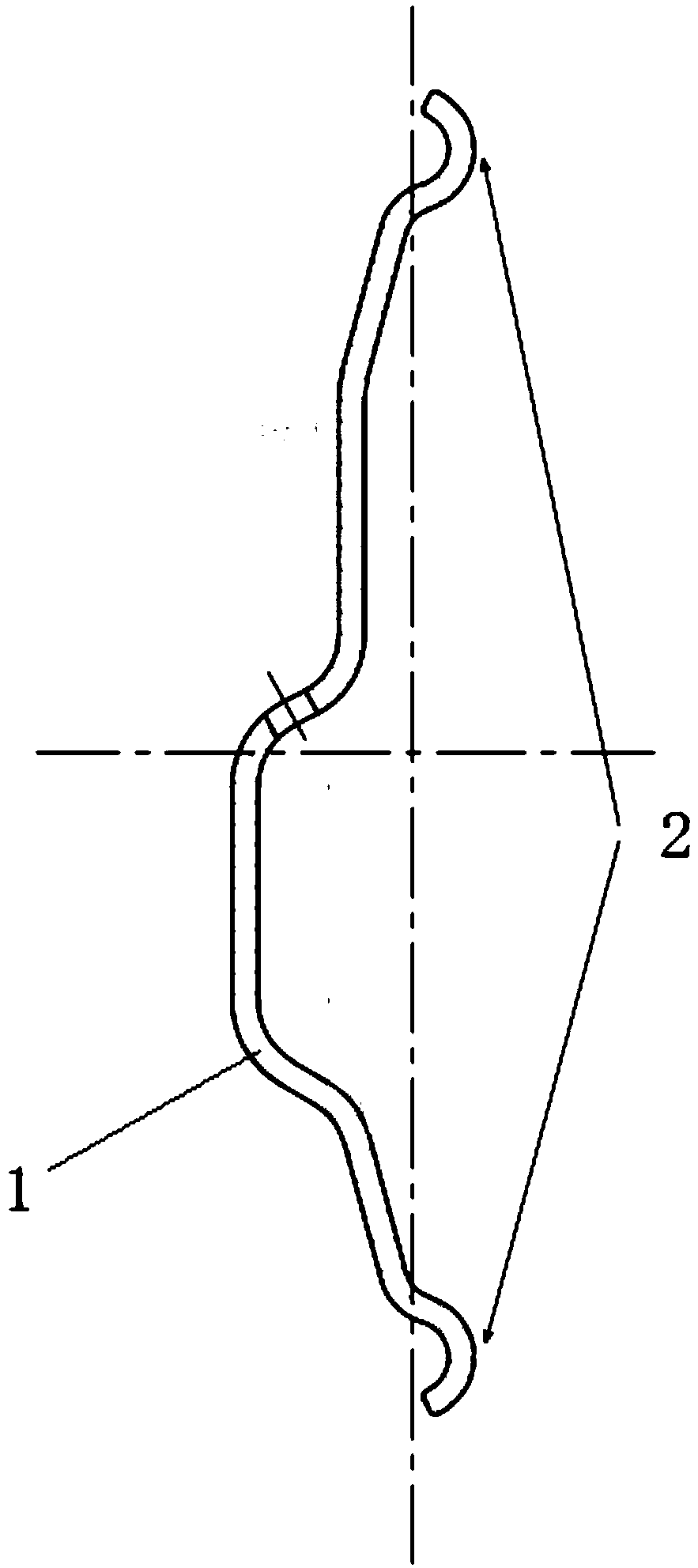 Preparing method for 1000 MPa level heat treatment wheel