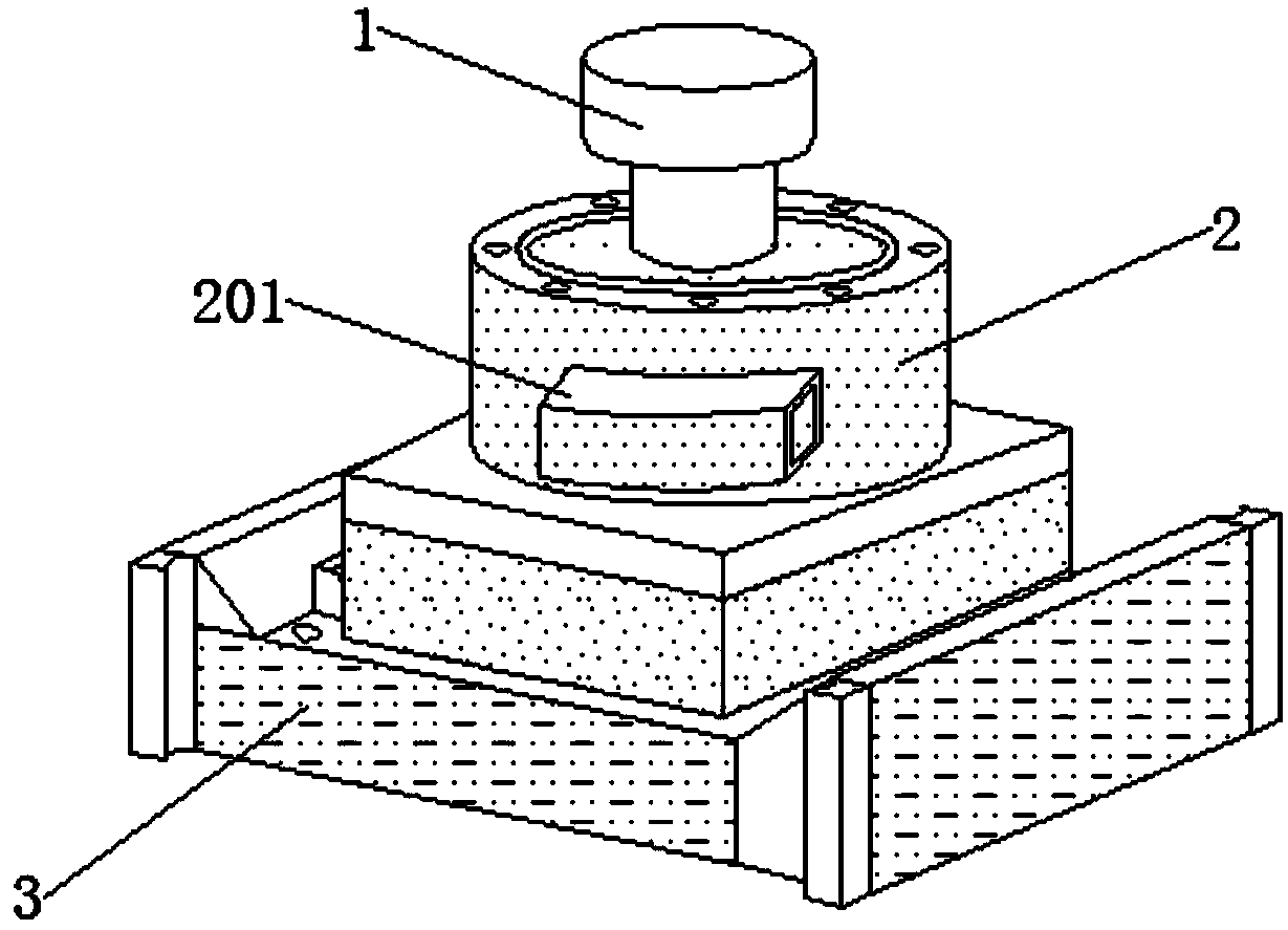 Plastic mold convenient for adjusting cushion block