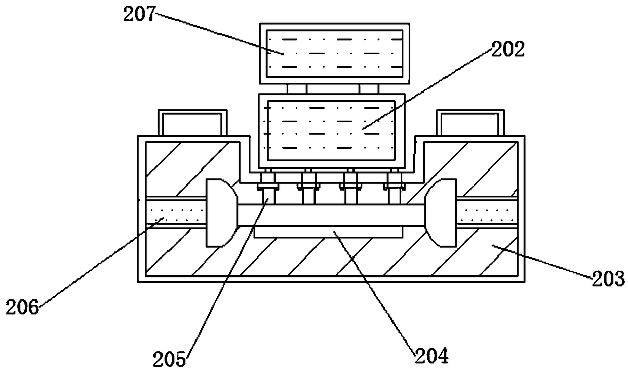 Plastic mold convenient for adjusting cushion block