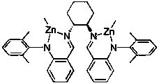 Method for catalyzing glycolide polymerization by binuclear chiral amino imine magnesium complex