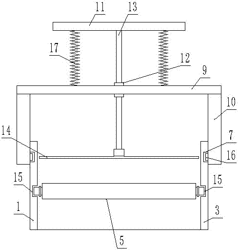 Fried bread stick-machining efficient rolling cutting machine and using method thereof