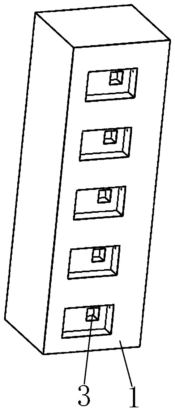 A quick-open telescopic fire escape device for high-rise buildings