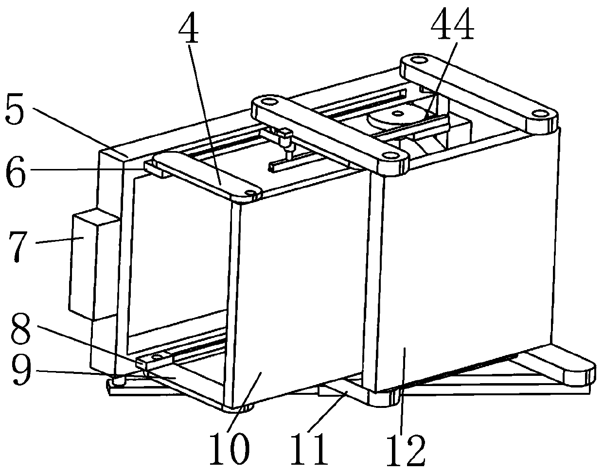 A quick-open telescopic fire escape device for high-rise buildings