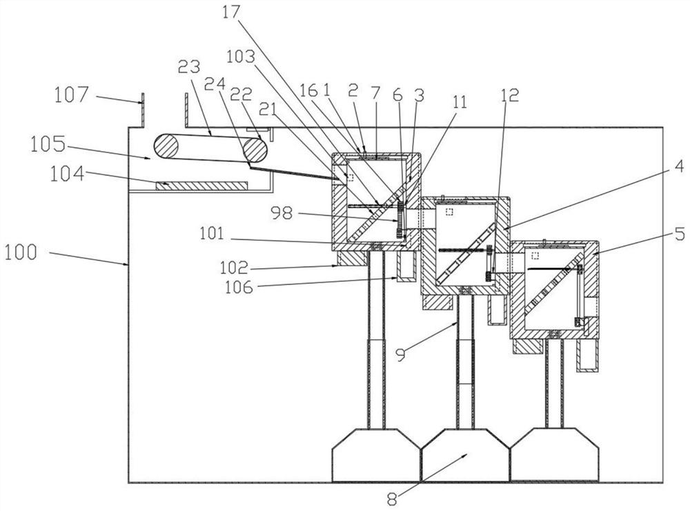 Ore vibration screening device