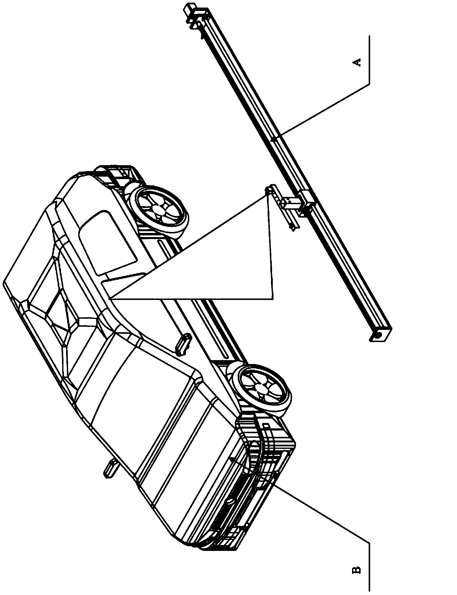 Surface structured light active vision based dynamic automobile body morphology reconstruction system