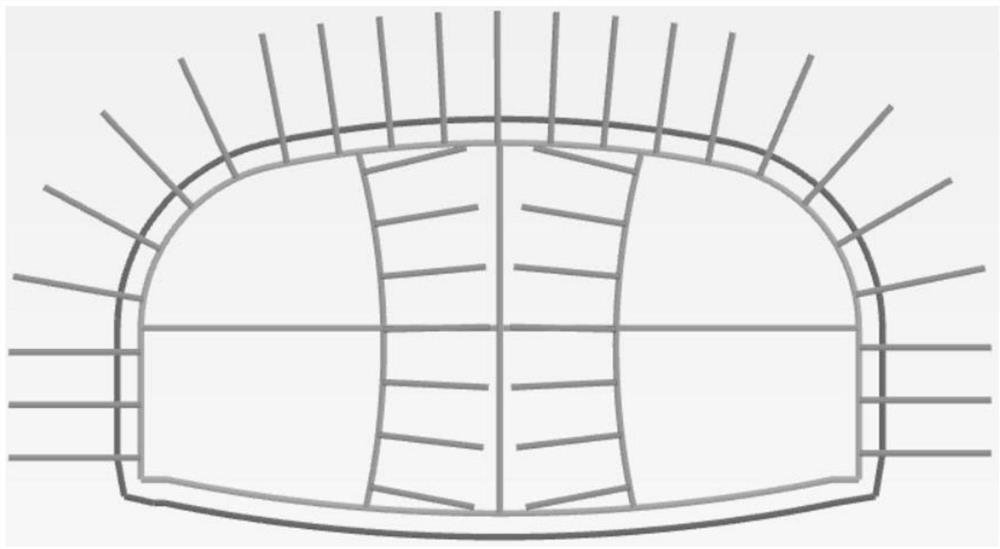 Mining tunnel simulation construction method considering red clay unloading influence