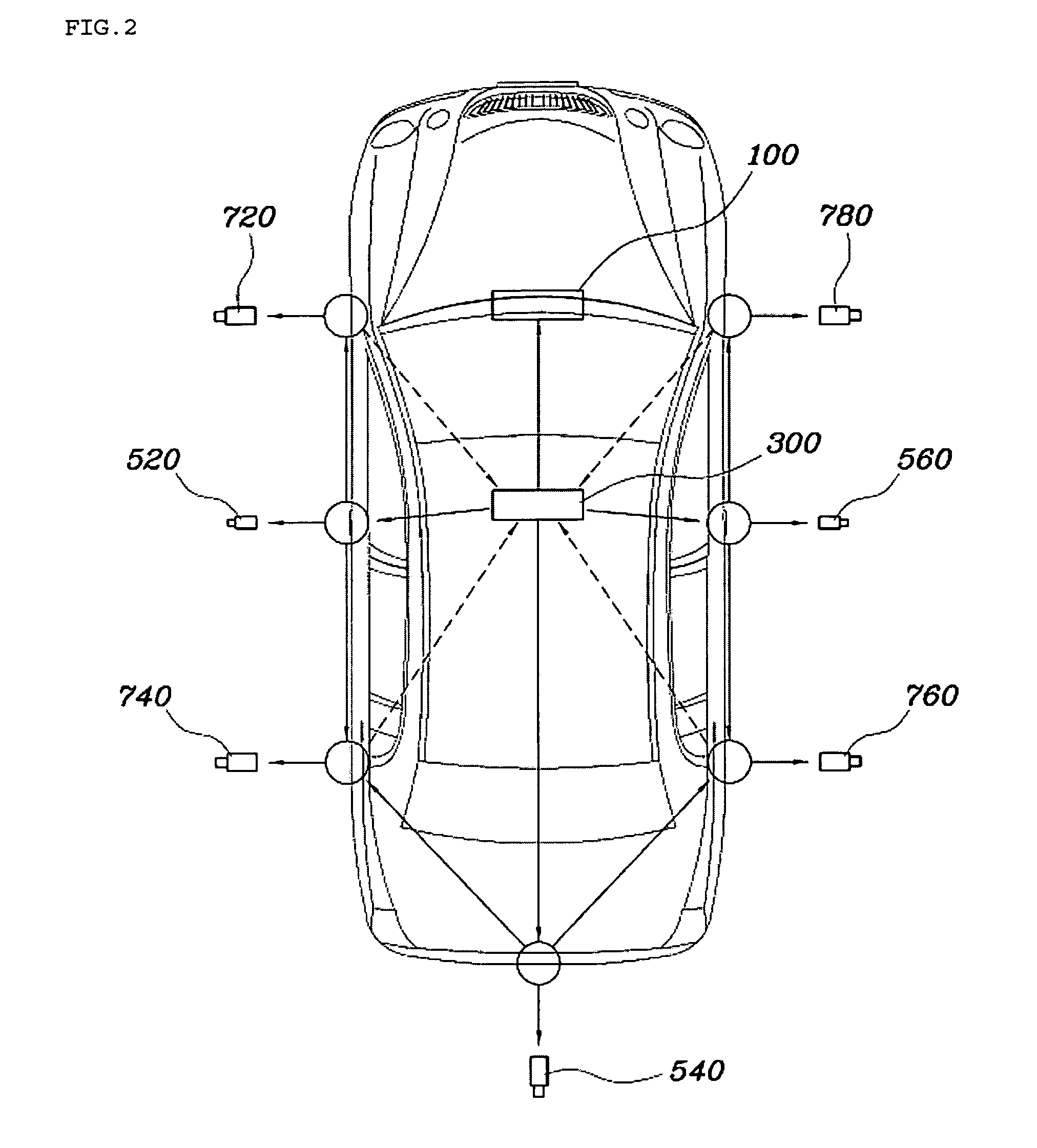 System for automatically recognizing locations of respective tires