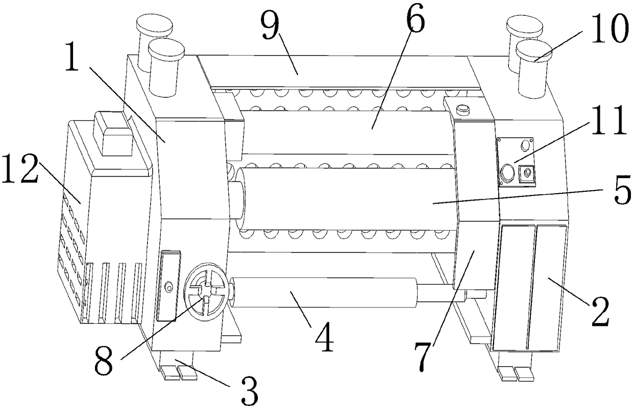 Textile equipment with heat dissipation function