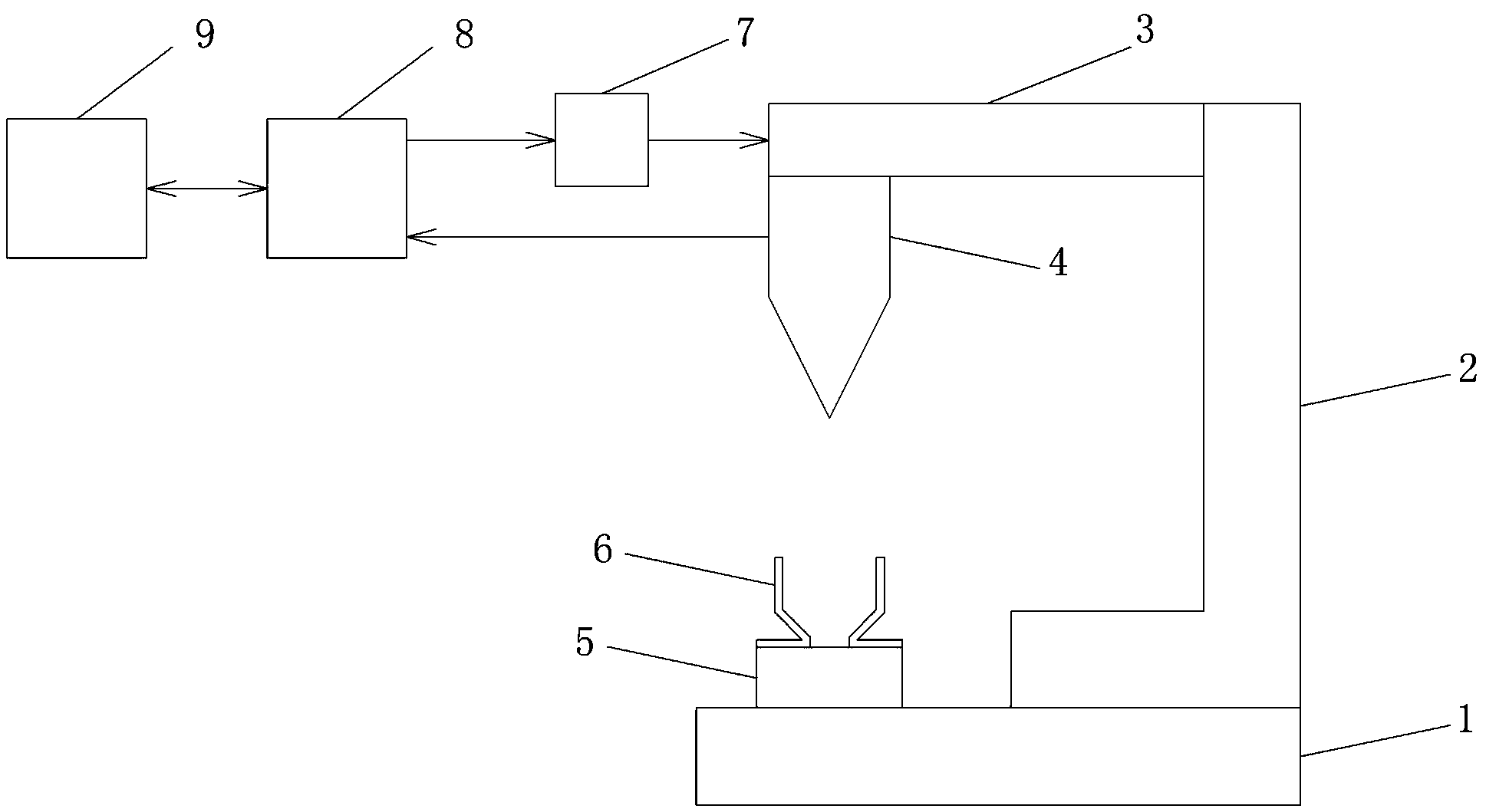 Method and device for measuring minute amplitude vibration of laser focused measuring head