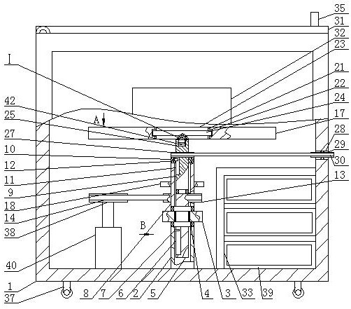 A storage and display device for physical experiment equipment used in physical education