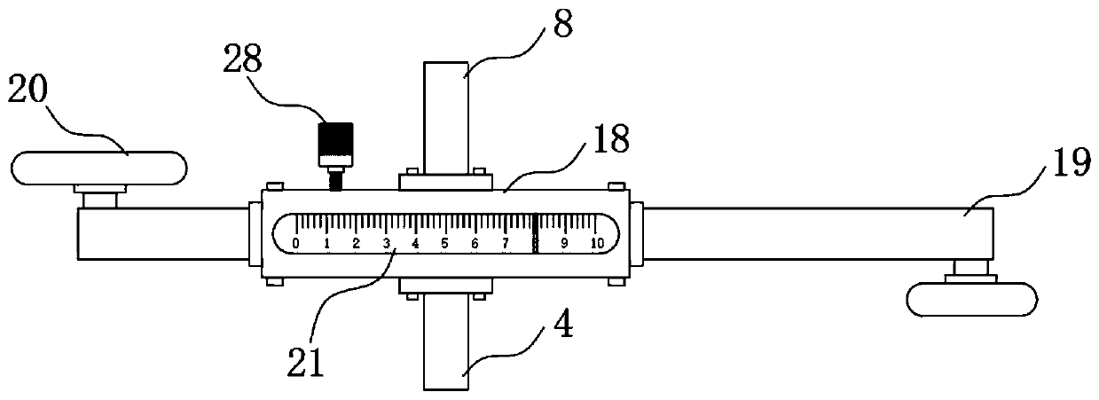 Compound fertilizer mixing system based on lever principle