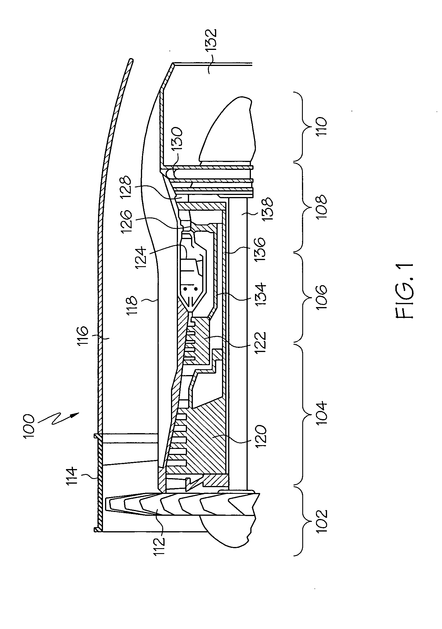 Process to minimize turbine airfoil downstream shock induced flowfield disturbance