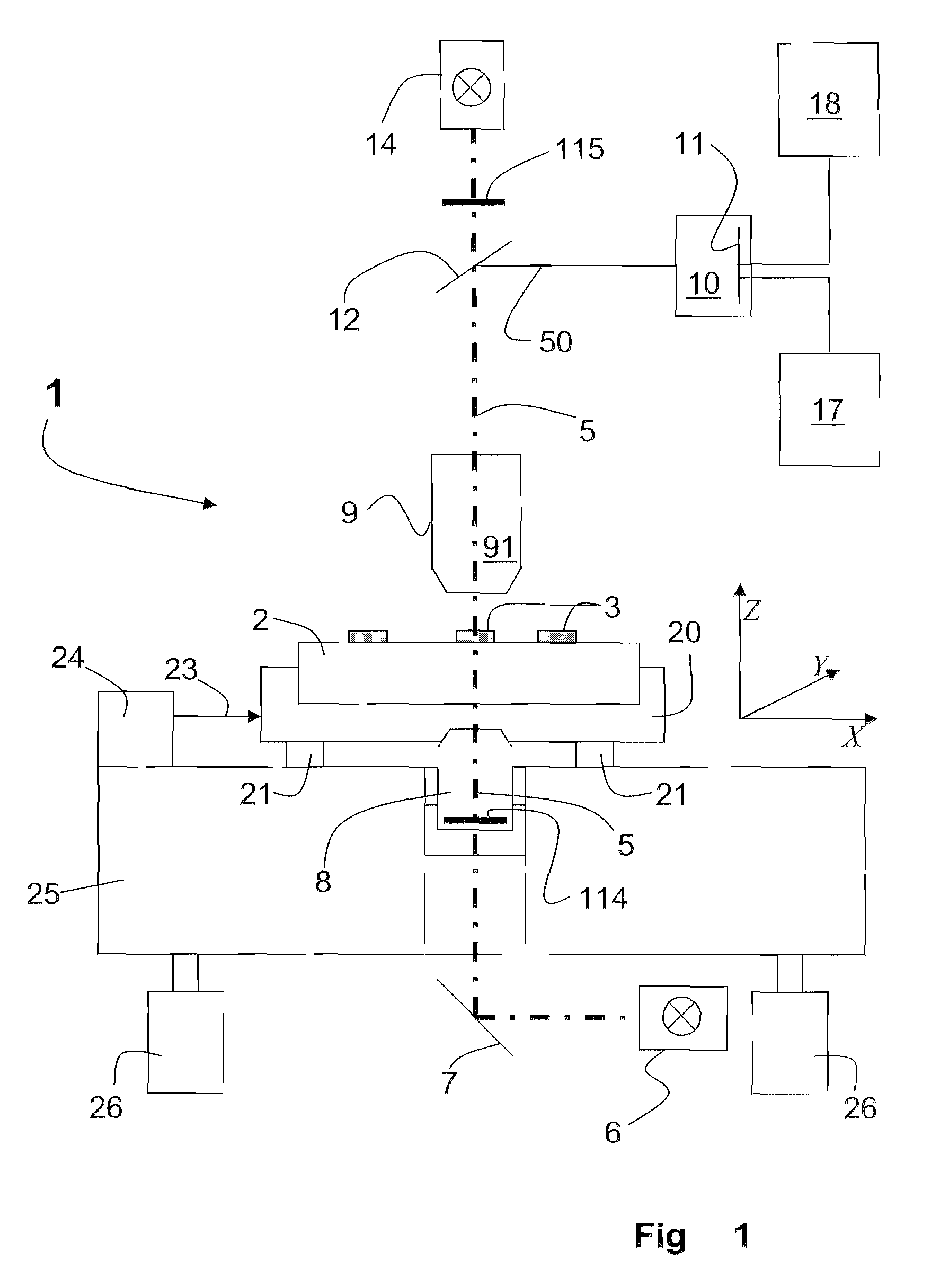 Apparatus and method for measuring structures on a mask and or for calculating structures in a photoresist resulting from the structures