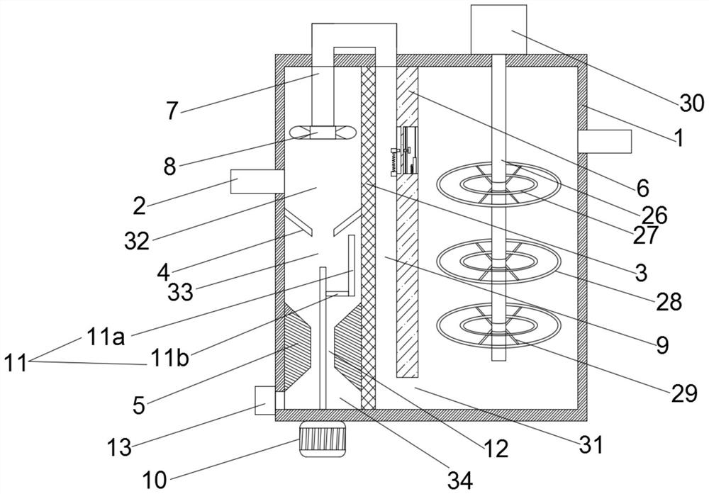 Wastewater treatment system for breeding brood shrimp