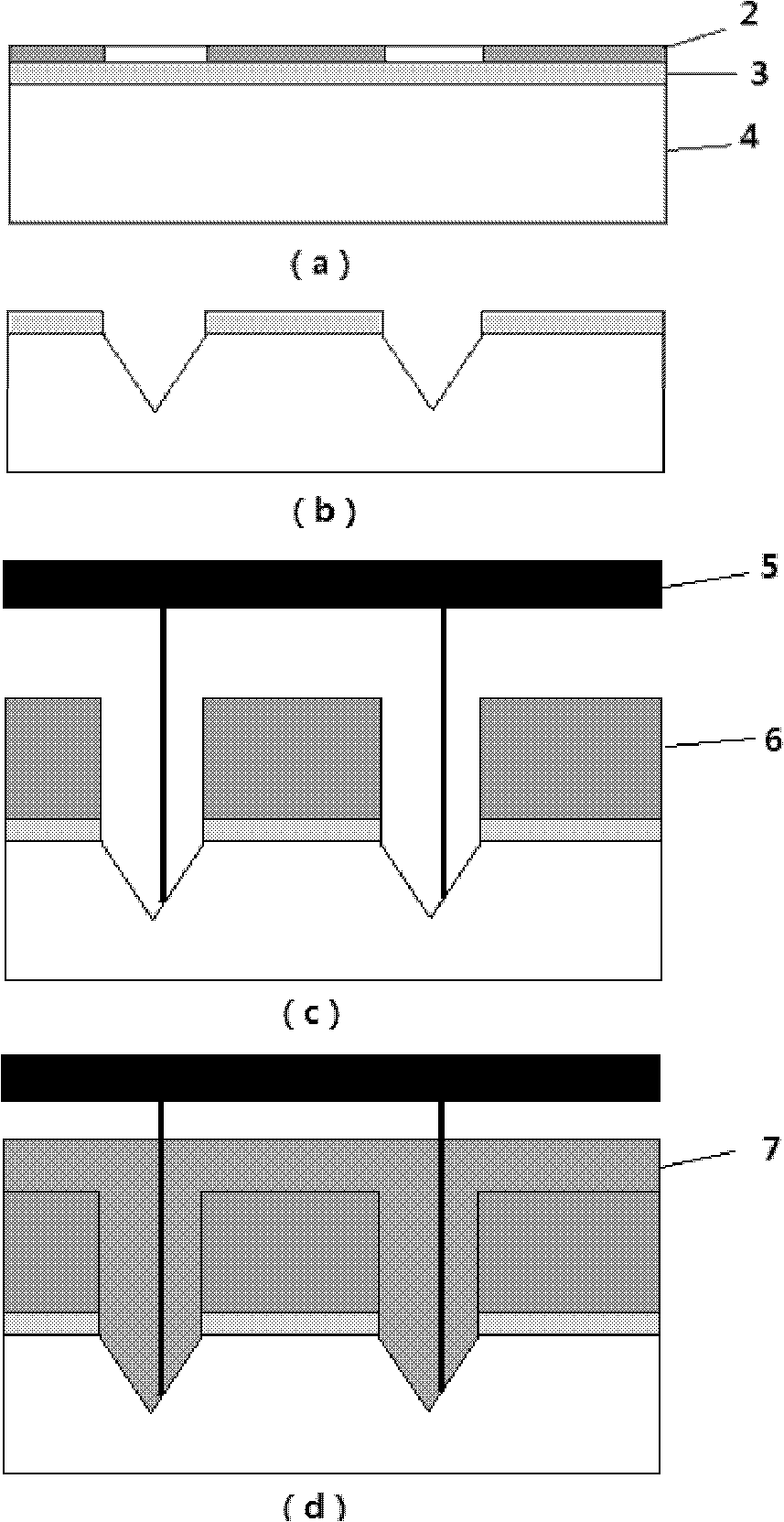 Anomalous plane hollow microneedle based on surface micro processing process and preparation method thereof