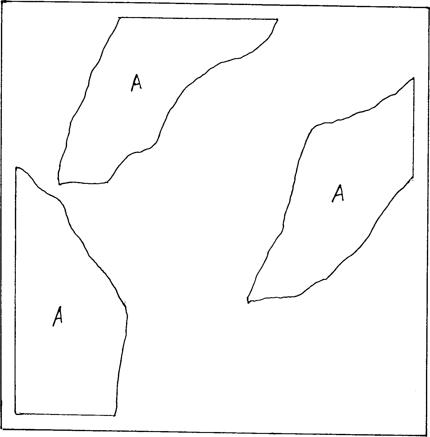 Complex material distributing method in wall and floor tile production