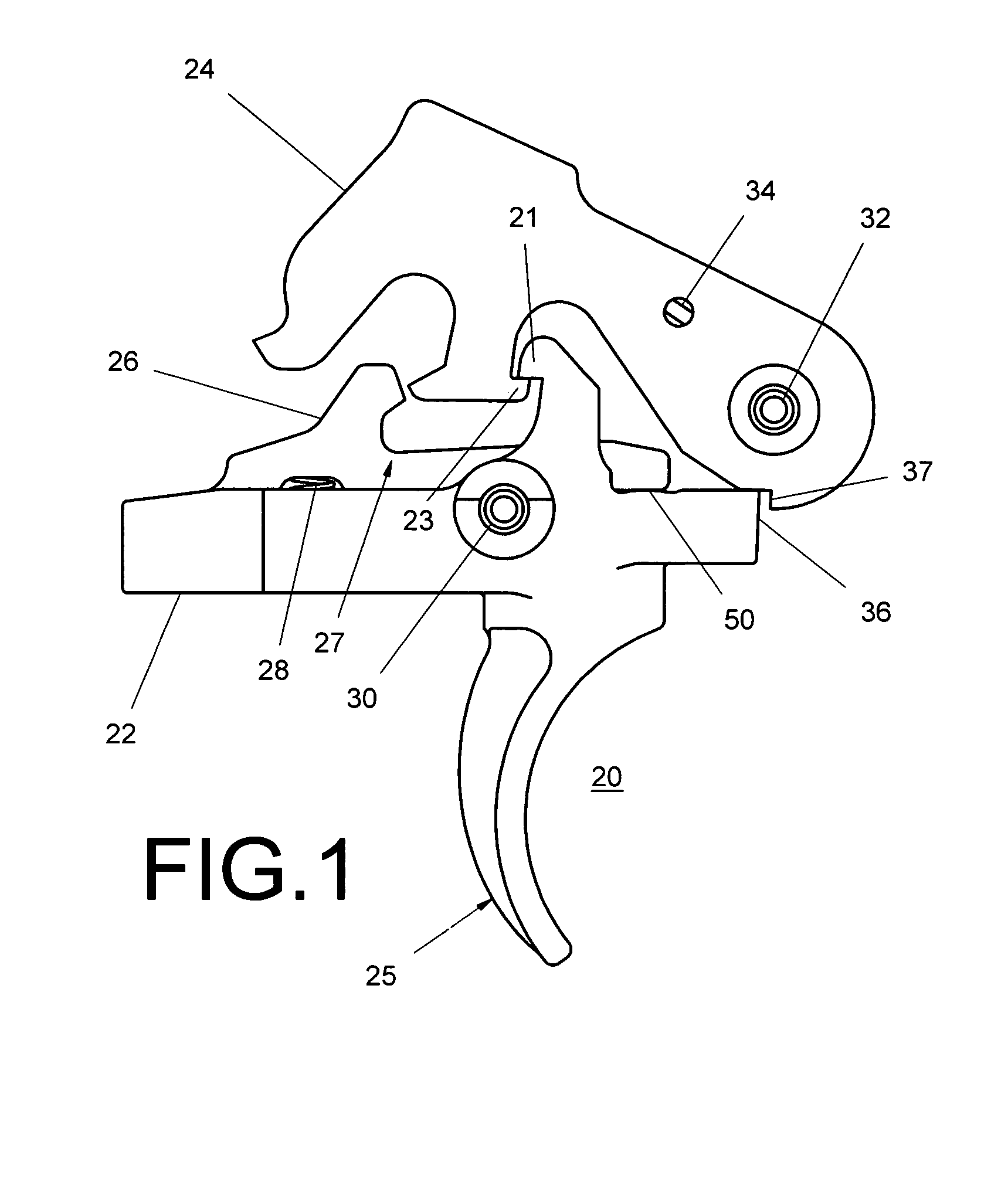 Multi-stage trigger for automatic weapons