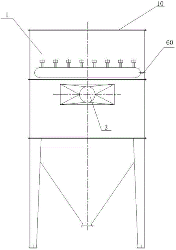 Special dust collection device for spring grinder