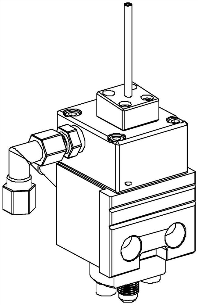 Gas-assisted mold gas needle and gas-assisted equipment