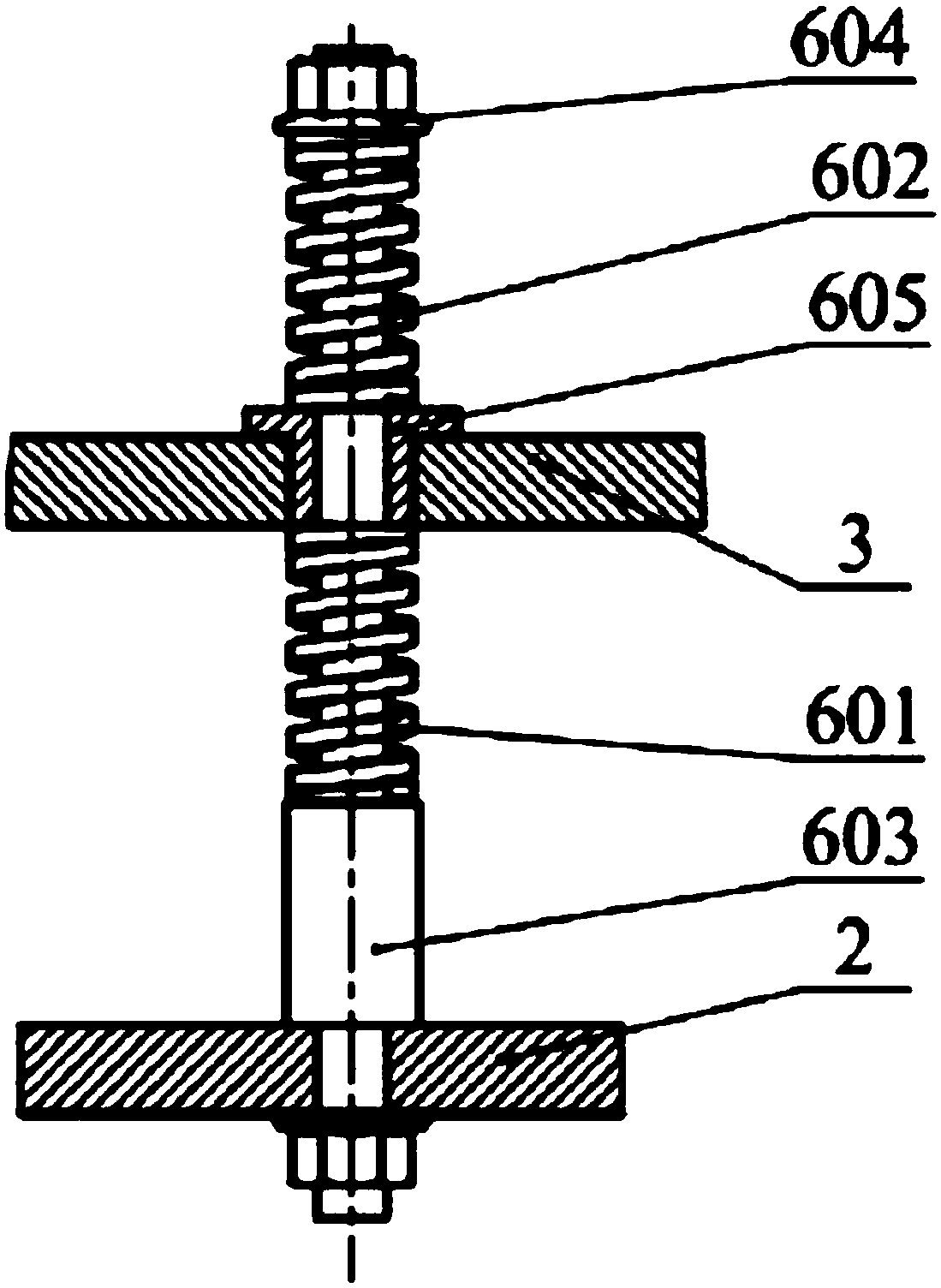 Dual-plastid acoustic-resonance mixing device suitable for compound energetic material