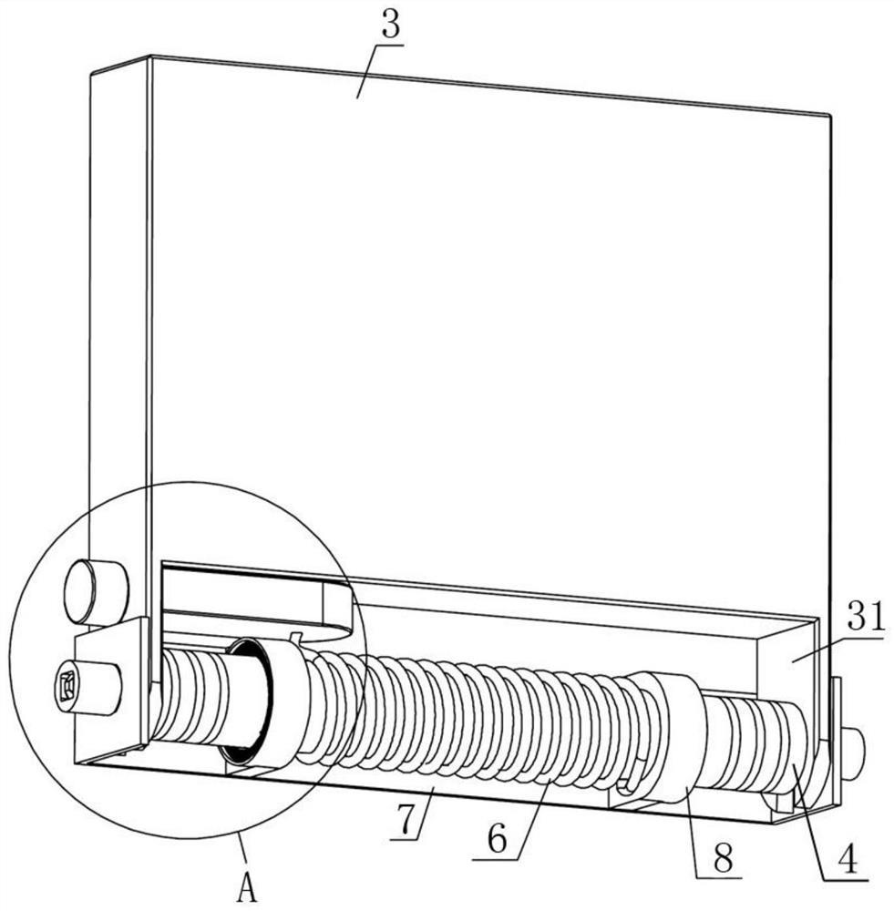 Server and split type adjustable display module thereof