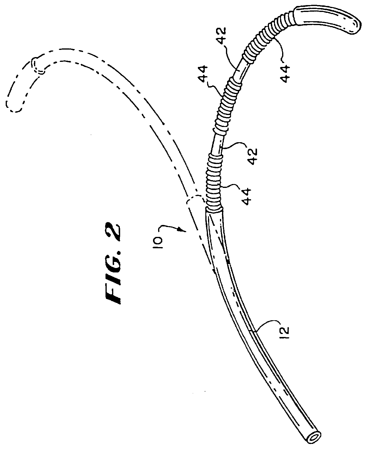 Flexible tissue ablation elements for making long lesions